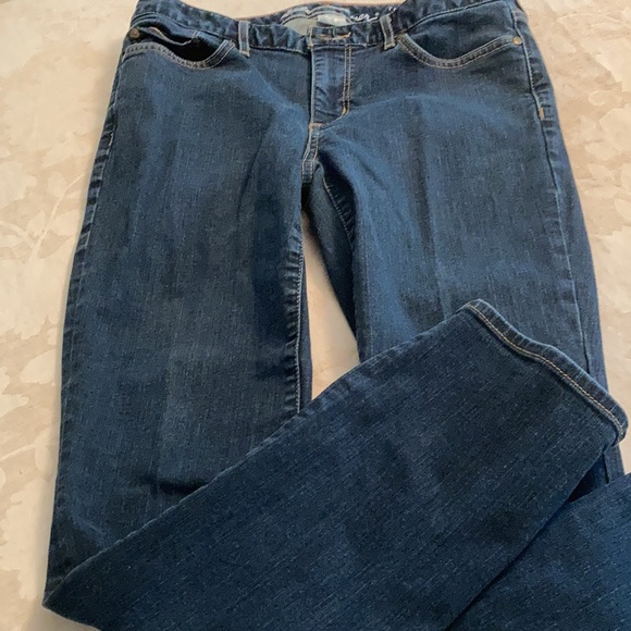 Eddie Bauer Straight Leg Jeans - 8 Petite - Picture 4 of 6